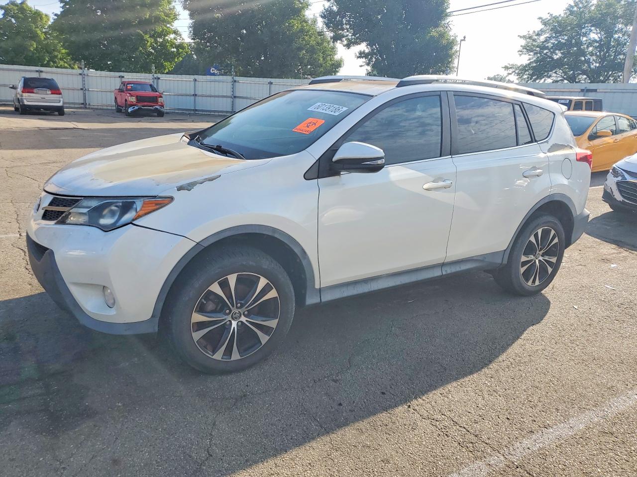 2015 Toyota Rav4 Limited White vin: 2T3YFREV5FW222600