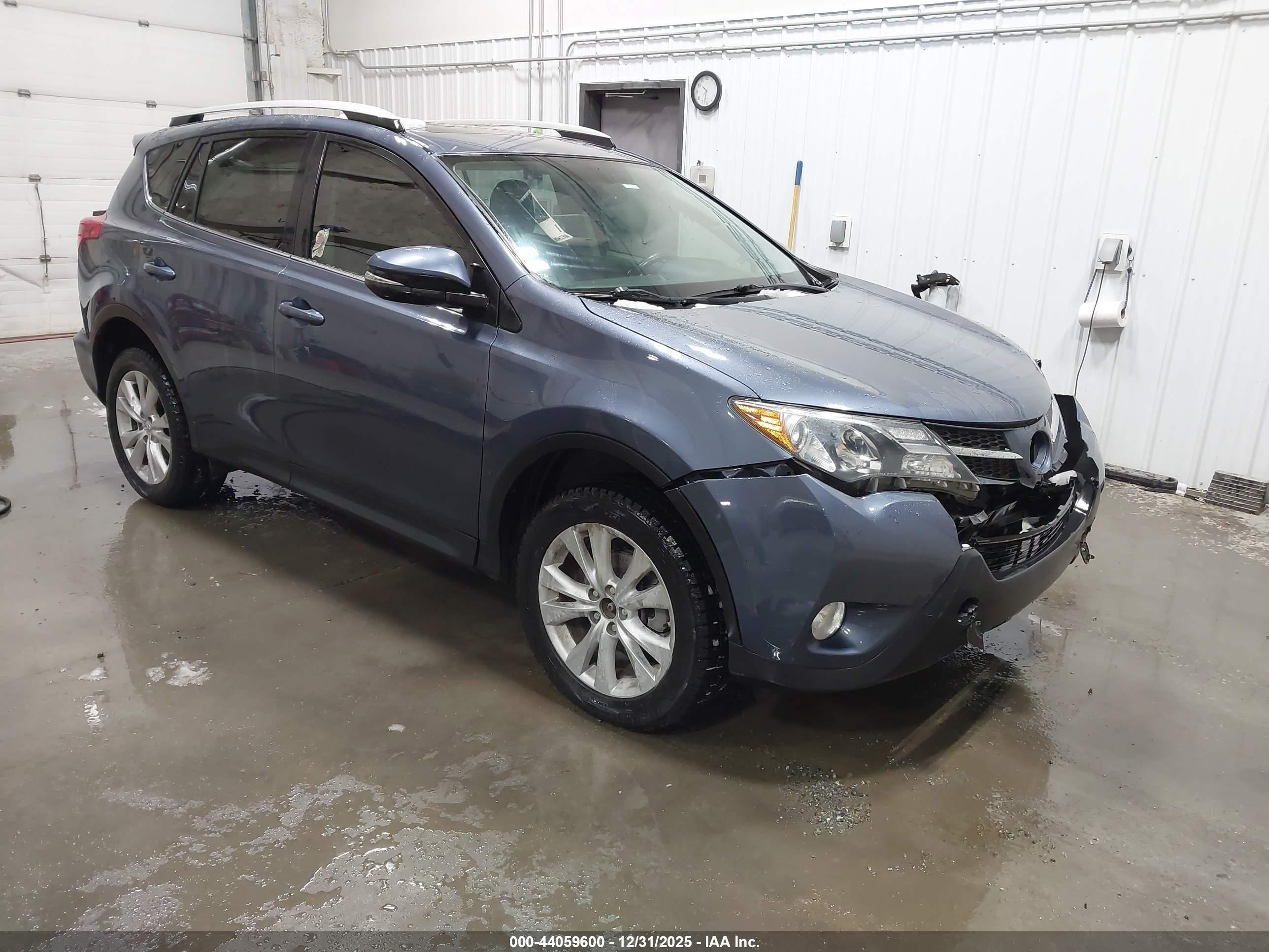 2013 Toyota Rav4 Limited Blue vin: 2T3YFREV6DW004288