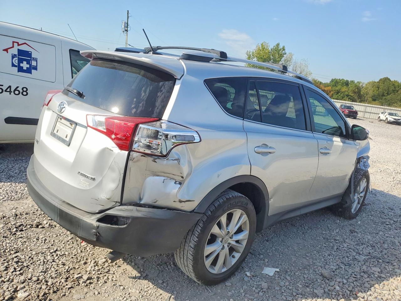 2013 Toyota Rav4 Limited Silver vin: 2T3YFREV6DW017218
