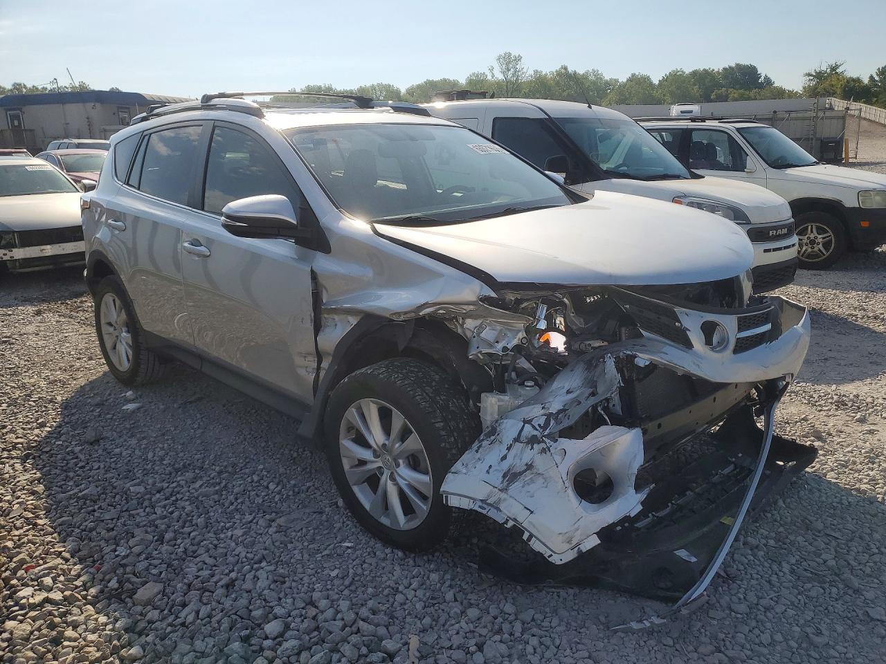 2013 Toyota Rav4 Limited Silver vin: 2T3YFREV6DW017218