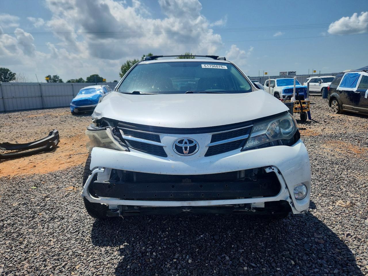 2013 Toyota Rav4 Limited White vin: 2T3YFREV6DW028235