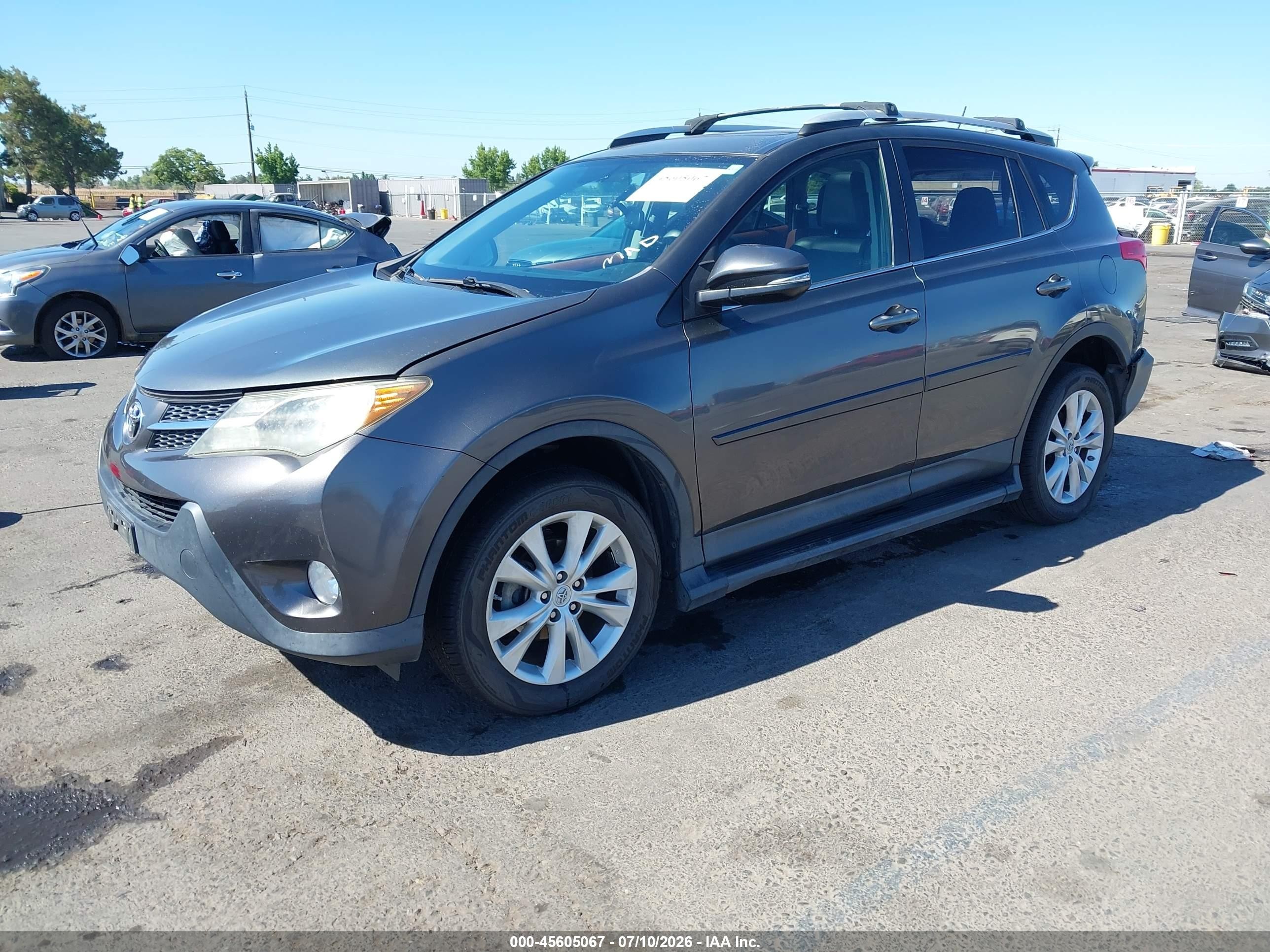 2013 Toyota Rav4 Limited Gray vin: 2T3YFREV6DW028493
