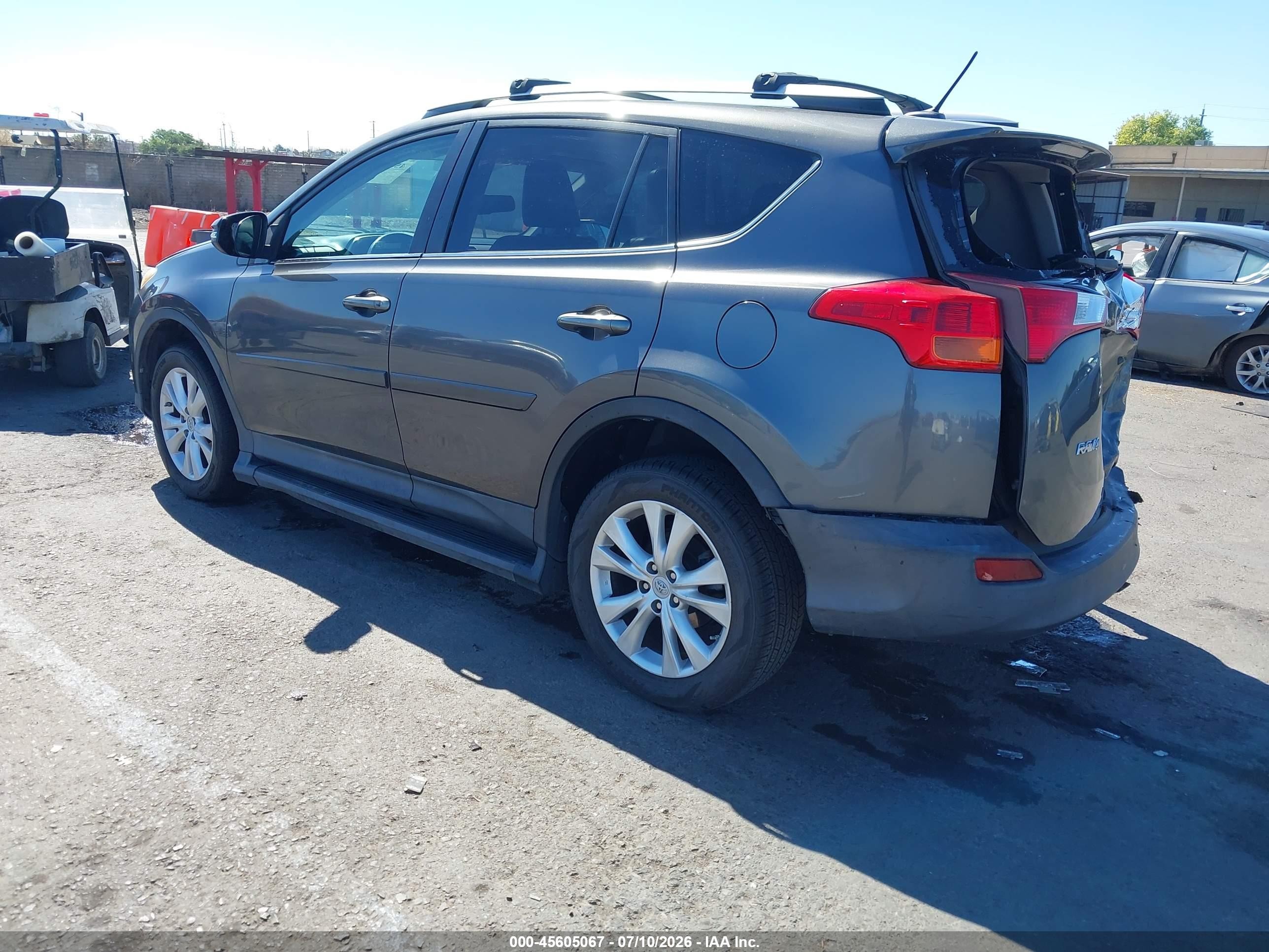 2013 Toyota Rav4 Limited Gray vin: 2T3YFREV6DW028493