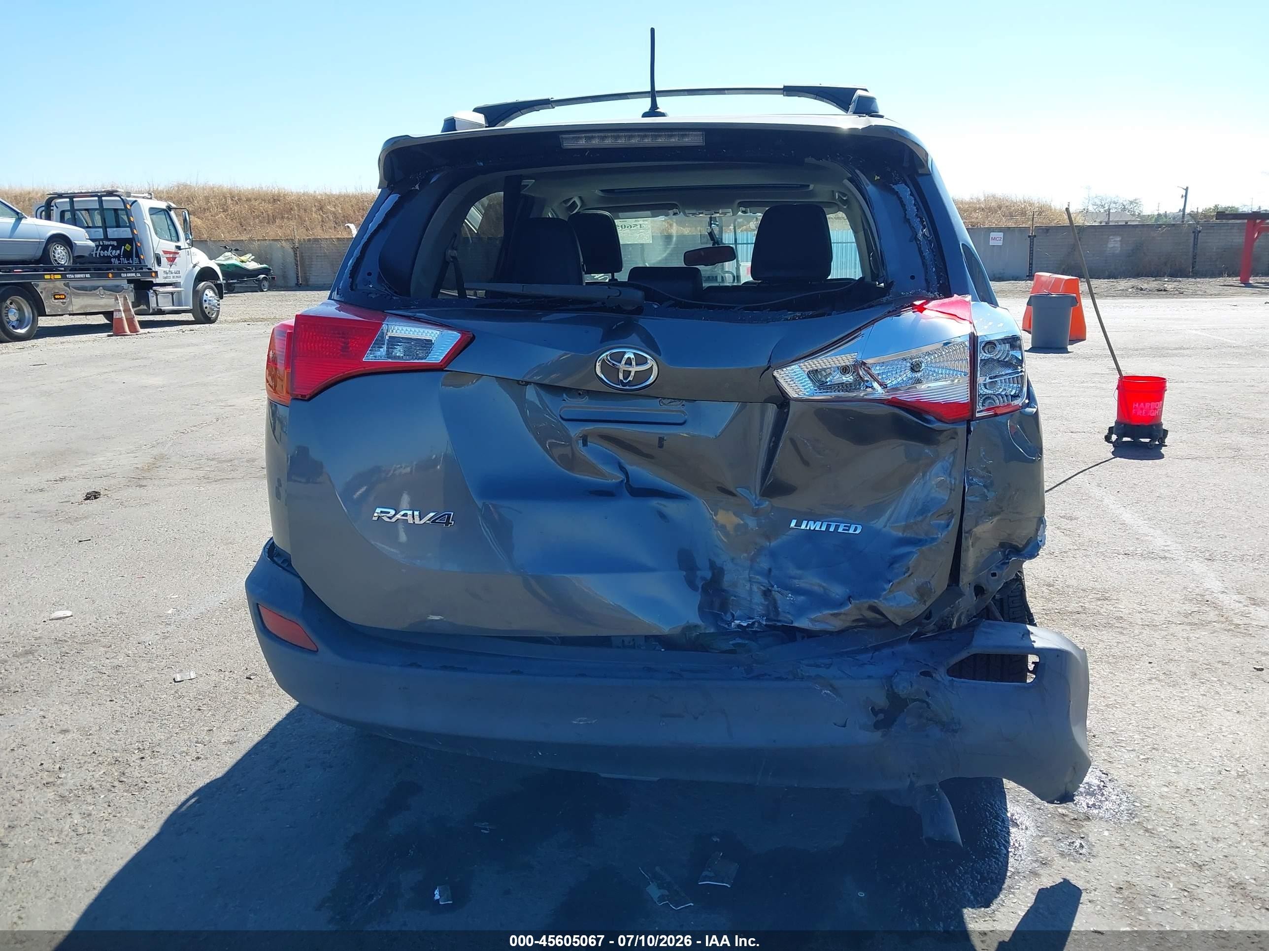 2013 Toyota Rav4 Limited Gray vin: 2T3YFREV6DW028493