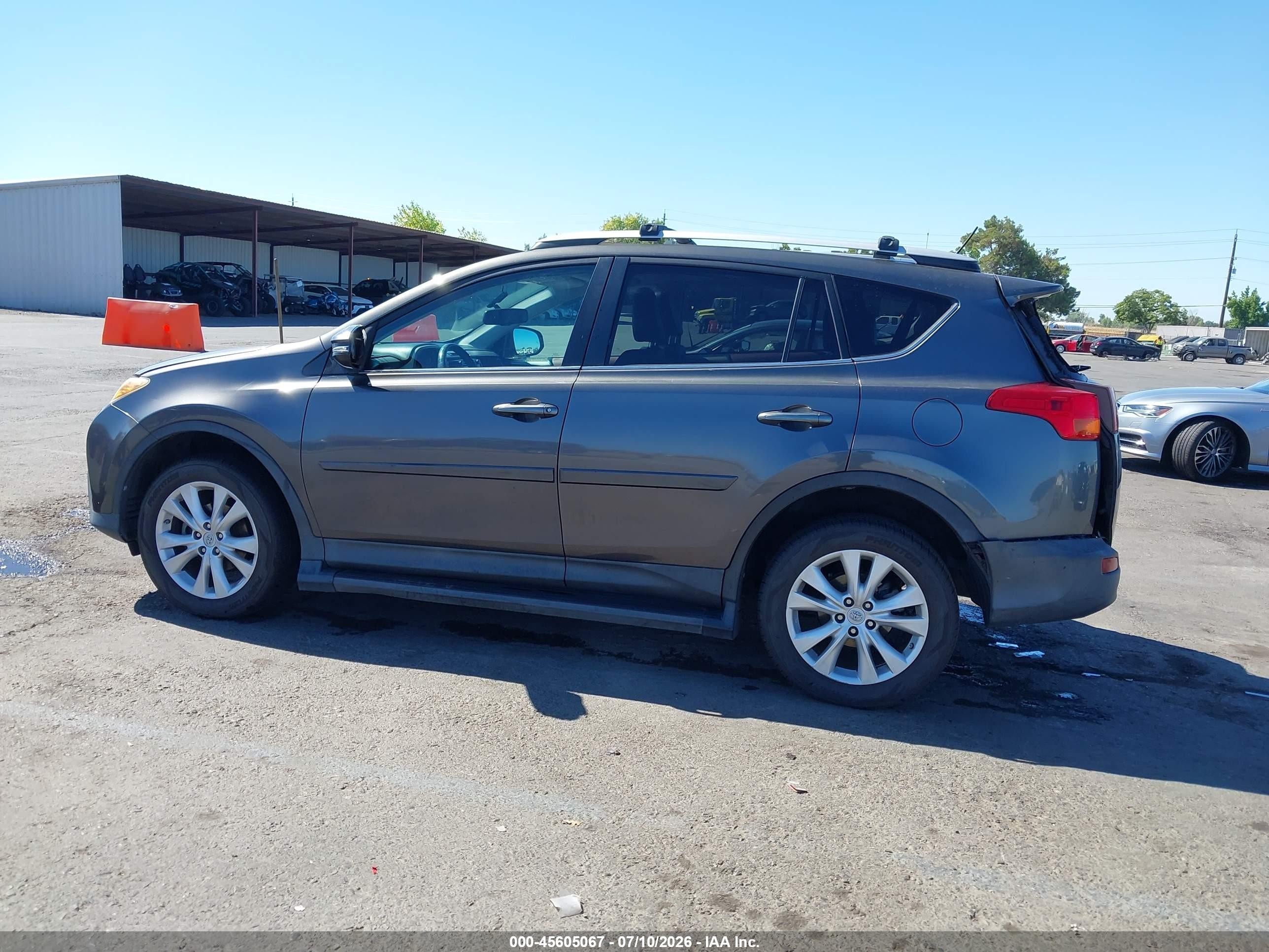 2013 Toyota Rav4 Limited Gray vin: 2T3YFREV6DW028493