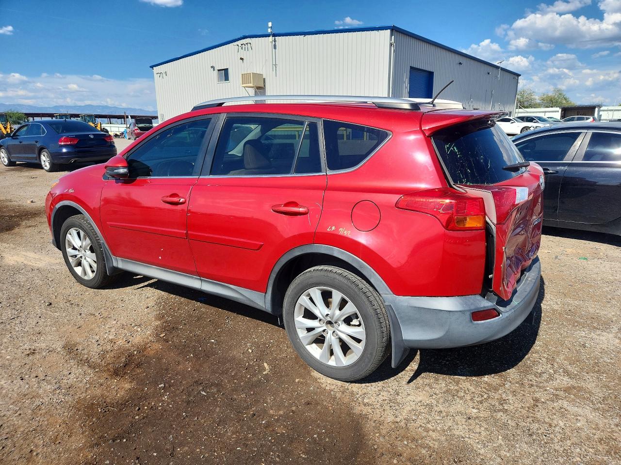 2013 Toyota Rav4 Limited Red vin: 2T3YFREV6DW059128