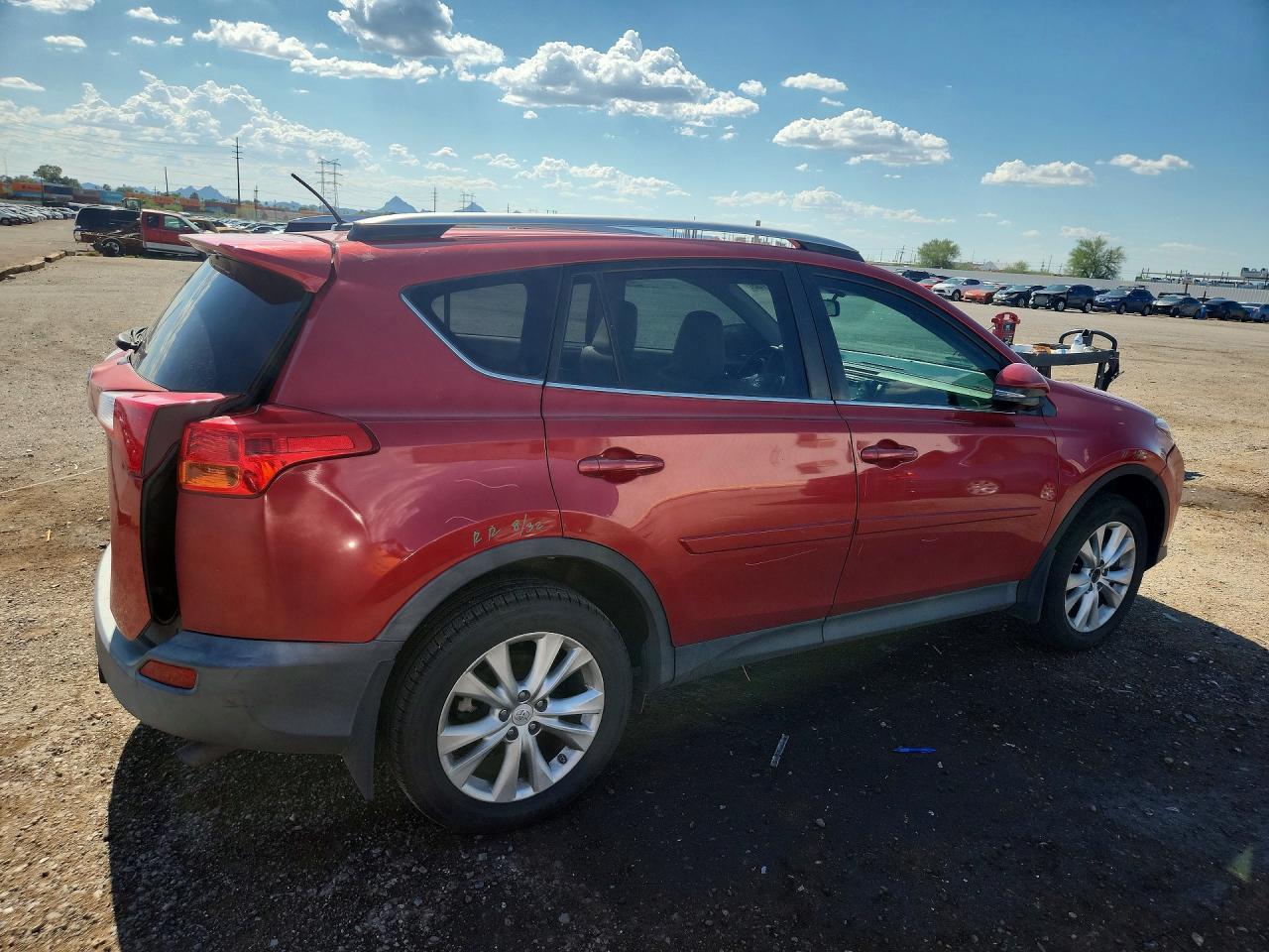 2013 Toyota Rav4 Limited Red vin: 2T3YFREV6DW059128