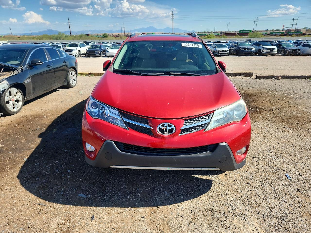 2013 Toyota Rav4 Limited Red vin: 2T3YFREV6DW059128