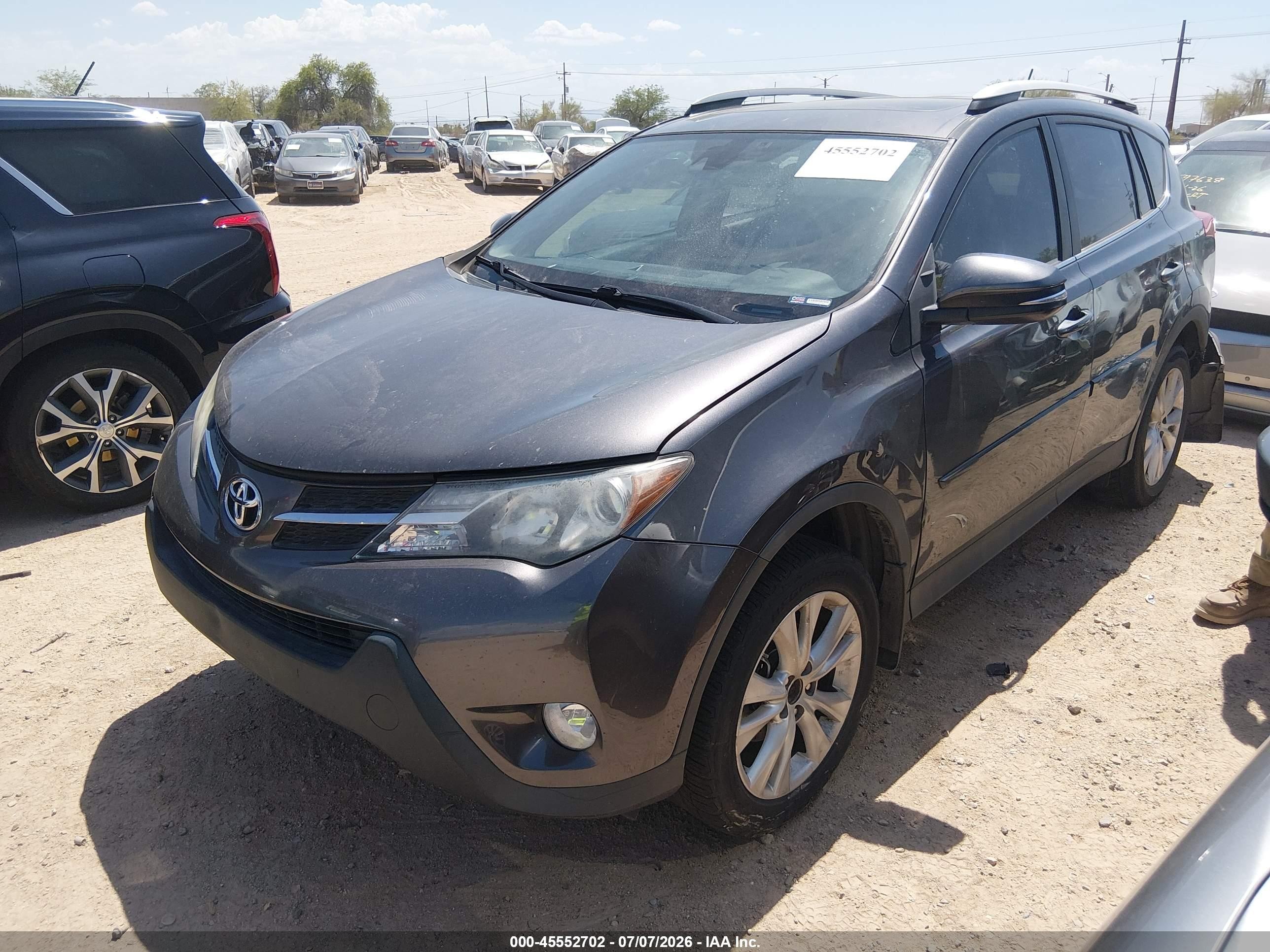 2014 Toyota Rav4 Limited Gray vin: 2T3YFREV6EW076562