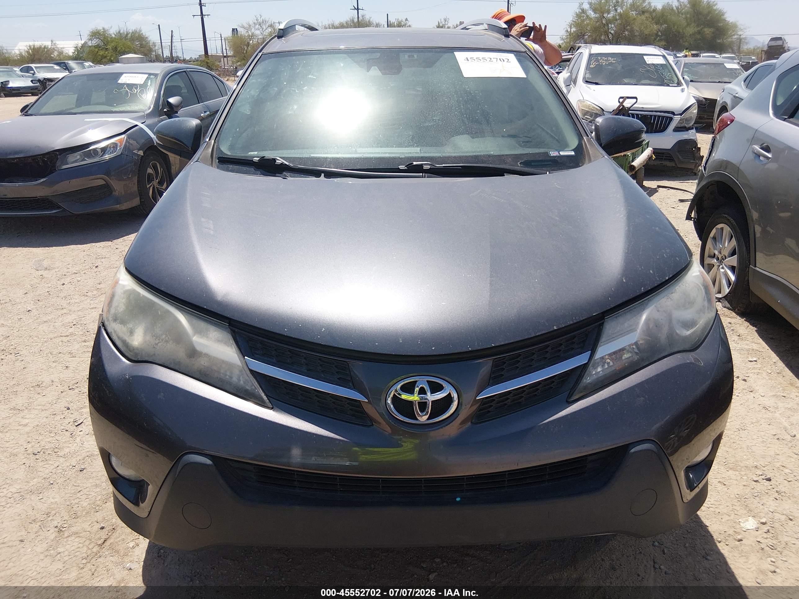 2014 Toyota Rav4 Limited Gray vin: 2T3YFREV6EW076562