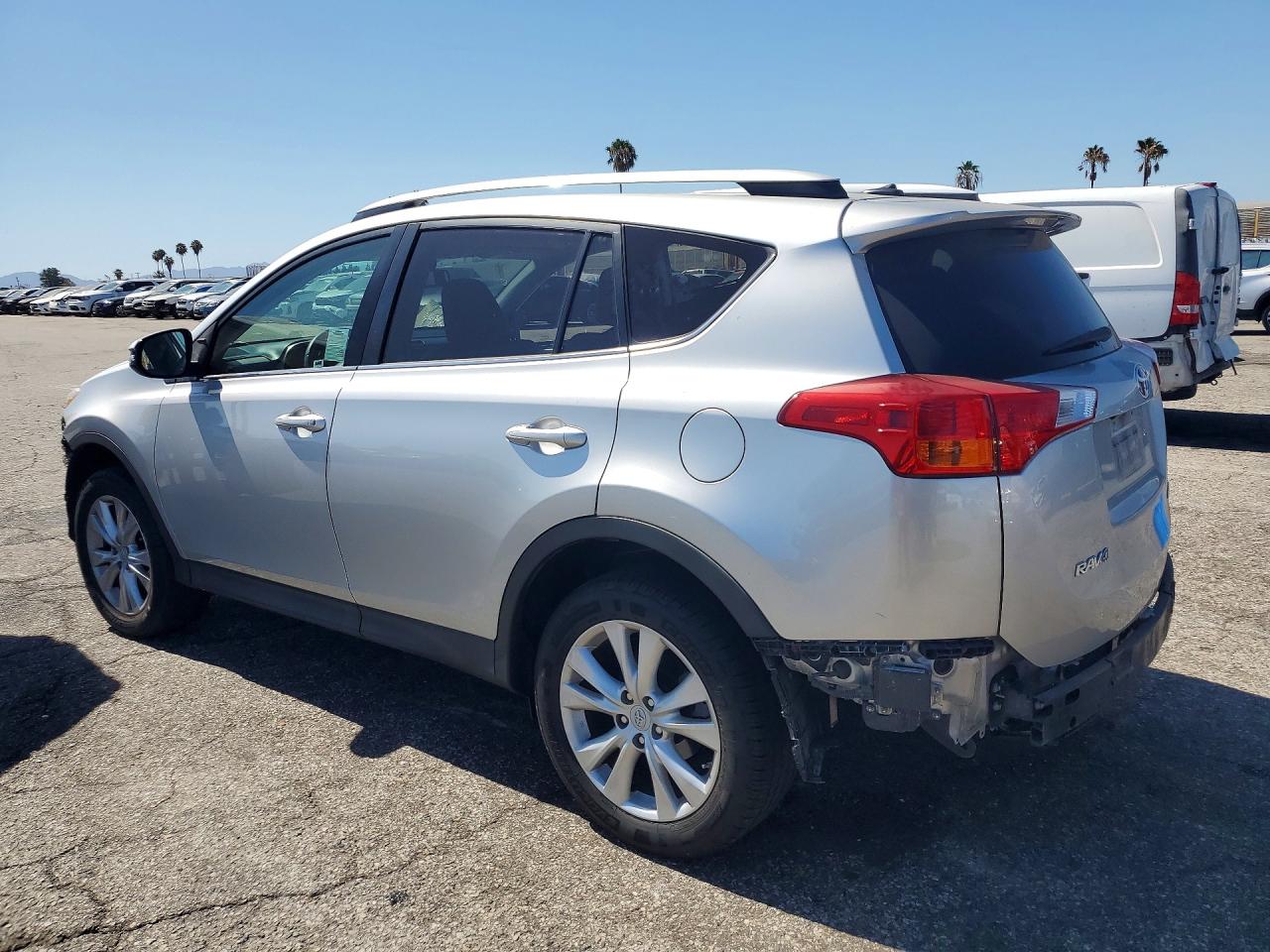 2014 Toyota Rav4 Limited Silver vin: 2T3YFREV6EW103968