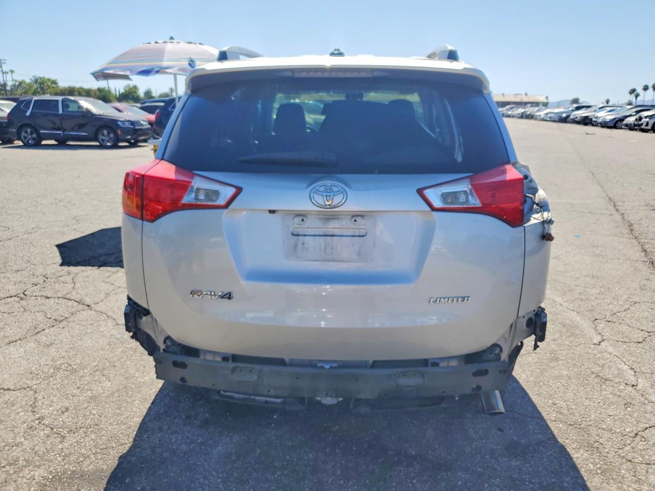 2014 Toyota Rav4 Limited Silver vin: 2T3YFREV6EW103968