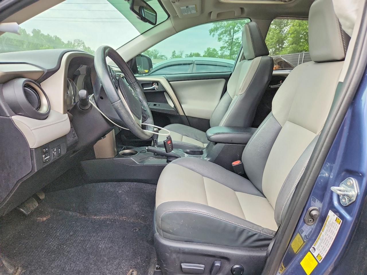 2014 Toyota Rav4 Limited Blue vin: 2T3YFREV6EW106465
