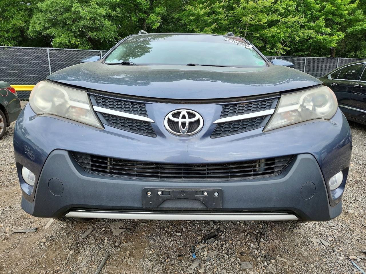 2014 Toyota Rav4 Limited Blue vin: 2T3YFREV6EW106465