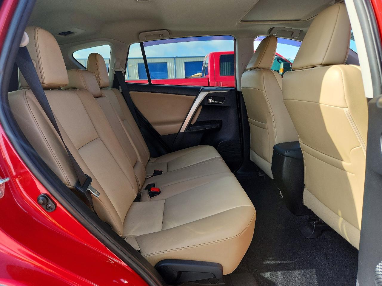 2014 Toyota Rav4 Limited Red vin: 2T3YFREV6EW107924