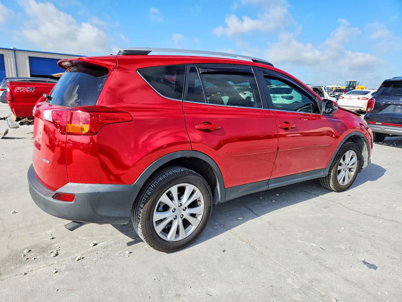 2014 Toyota Rav4 Limited Red vin: 2T3YFREV6EW107924