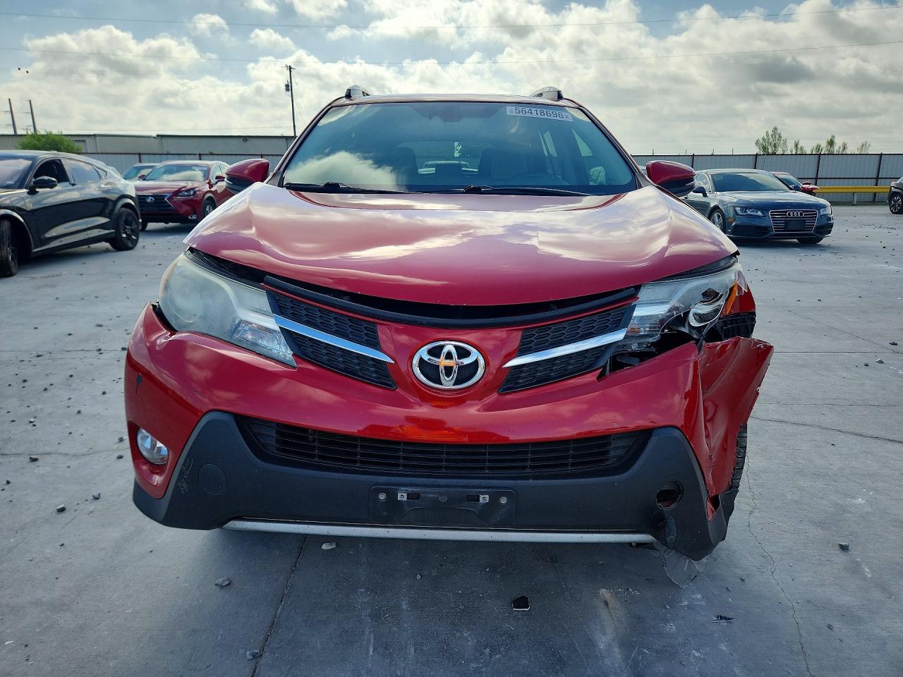 2014 Toyota Rav4 Limited Red vin: 2T3YFREV6EW107924