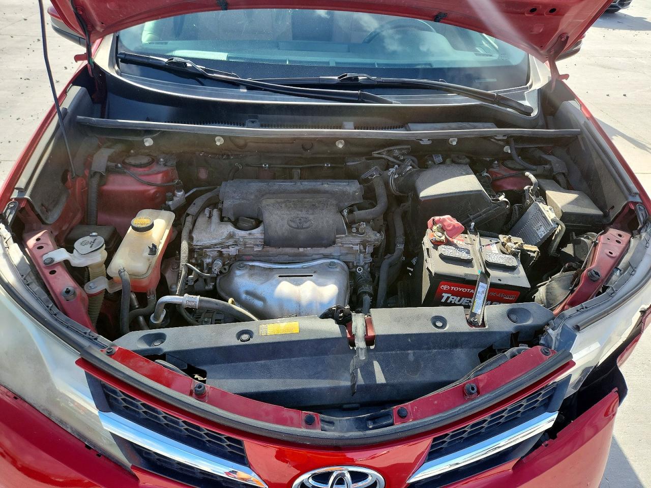 2014 Toyota Rav4 Limited Red vin: 2T3YFREV6EW107924
