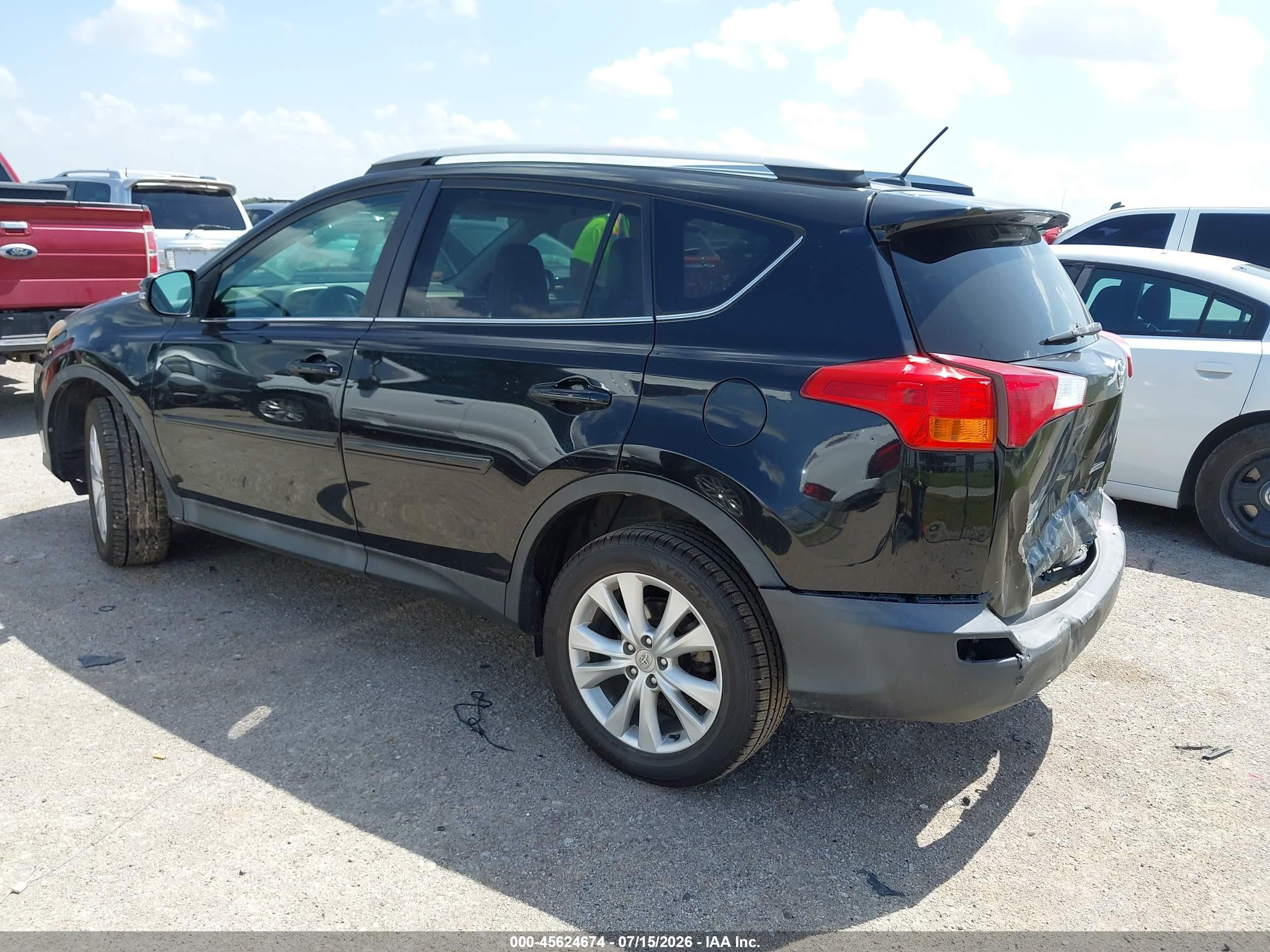 2015 Toyota Rav4 Limited Black vin: 2T3YFREV6FW160141