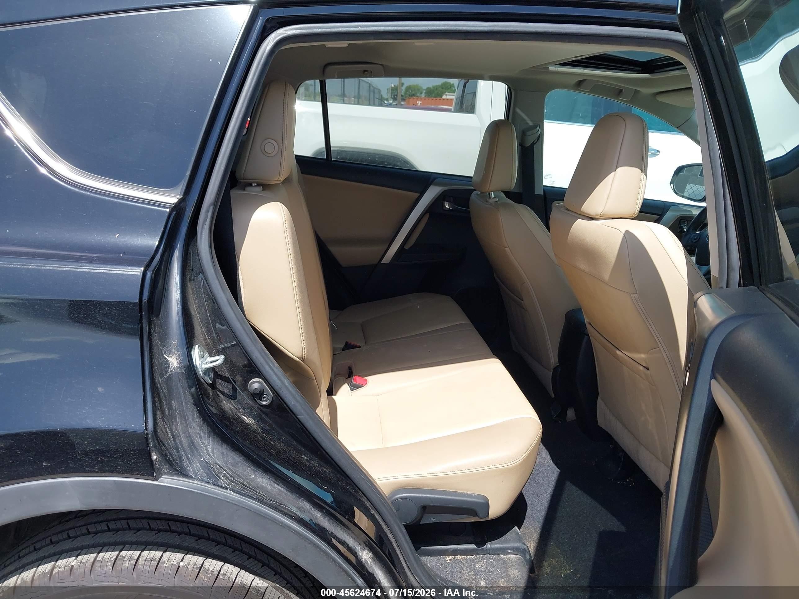 2015 Toyota Rav4 Limited Black vin: 2T3YFREV6FW160141