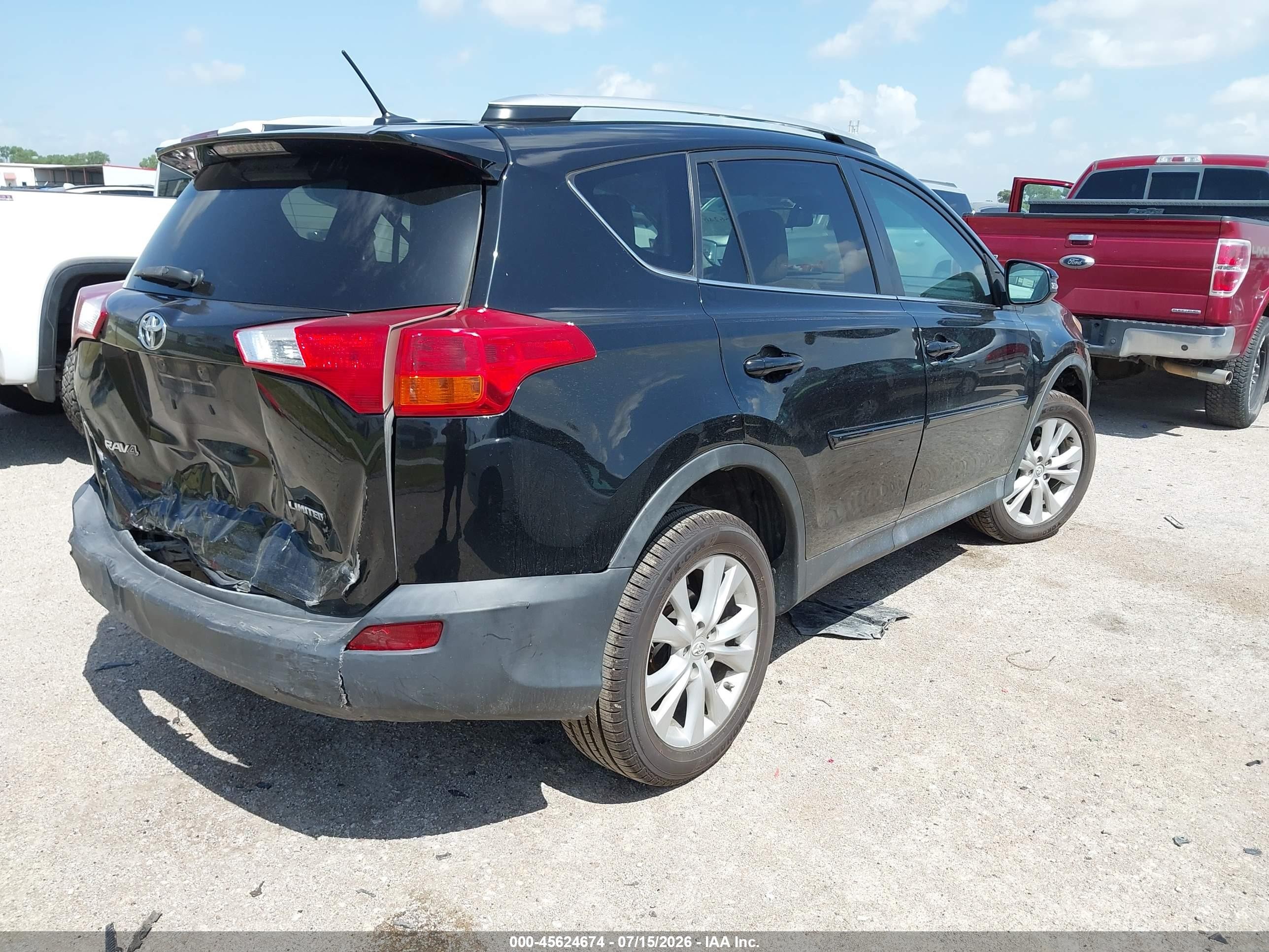 2015 Toyota Rav4 Limited Black vin: 2T3YFREV6FW160141