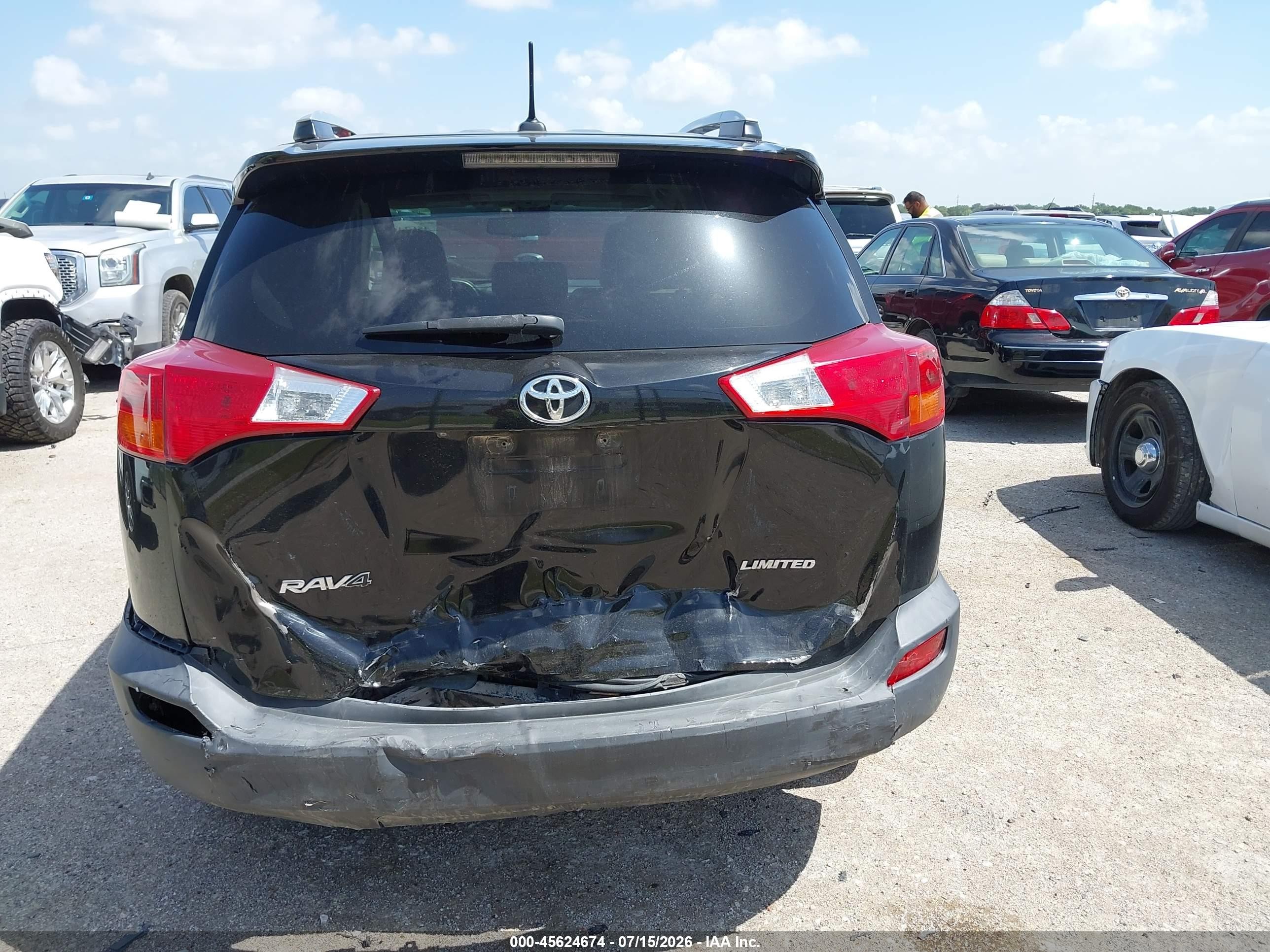 2015 Toyota Rav4 Limited Black vin: 2T3YFREV6FW160141