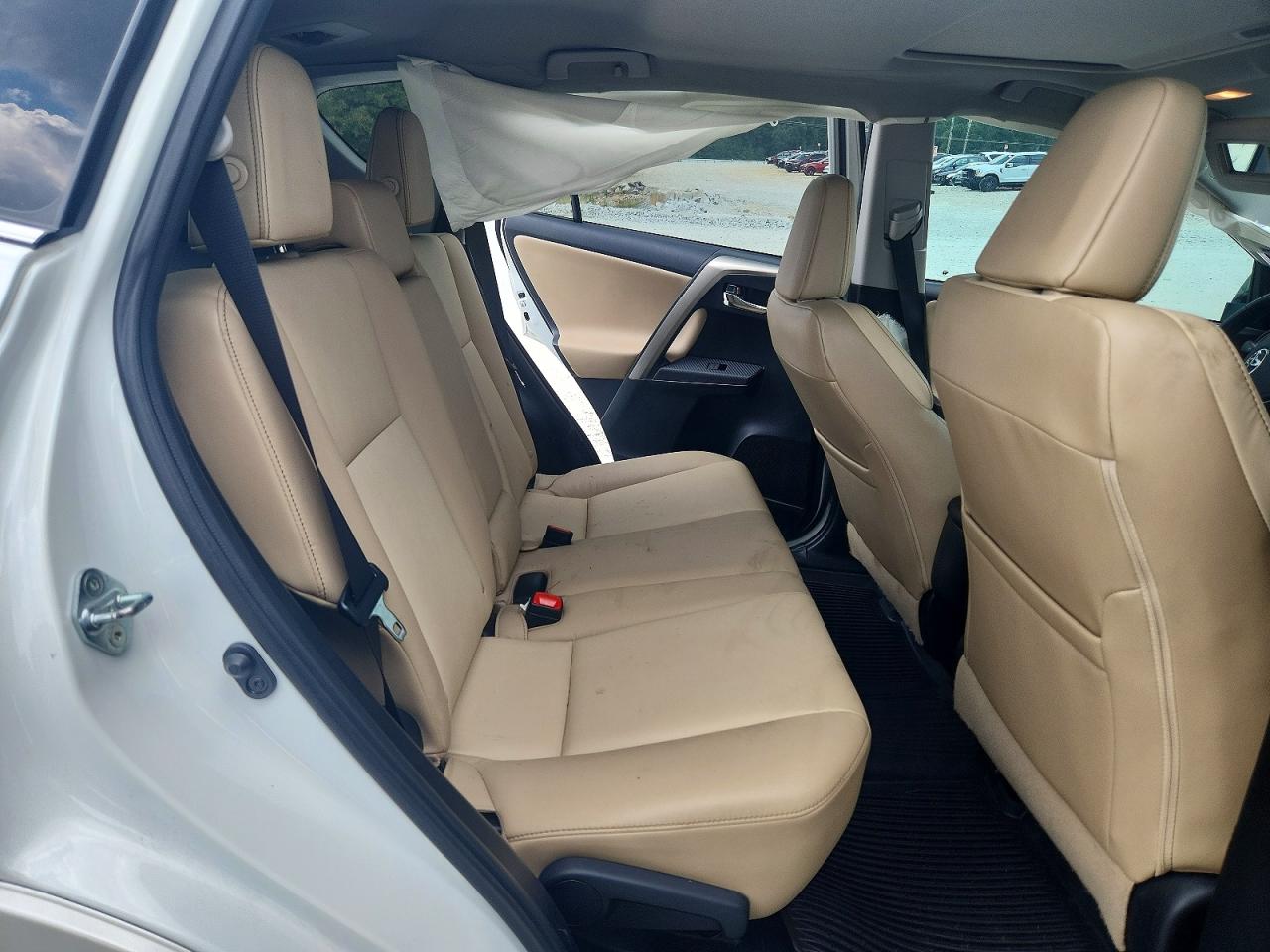 2015 Toyota Rav4 Limited White vin: 2T3YFREV6FW175660