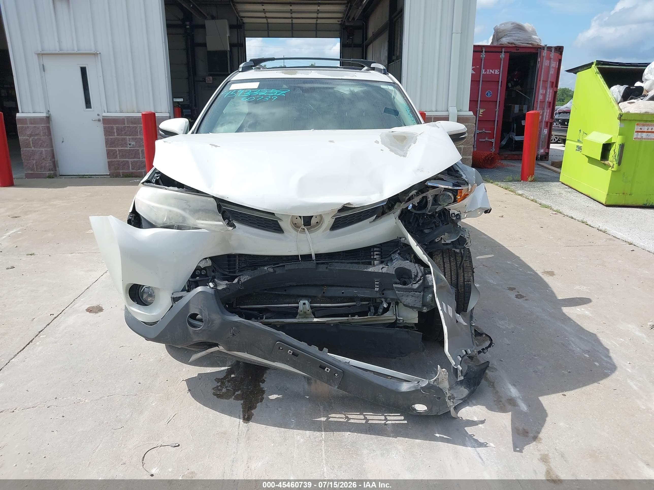 2015 Toyota Rav4 Limited White vin: 2T3YFREV6FW187310