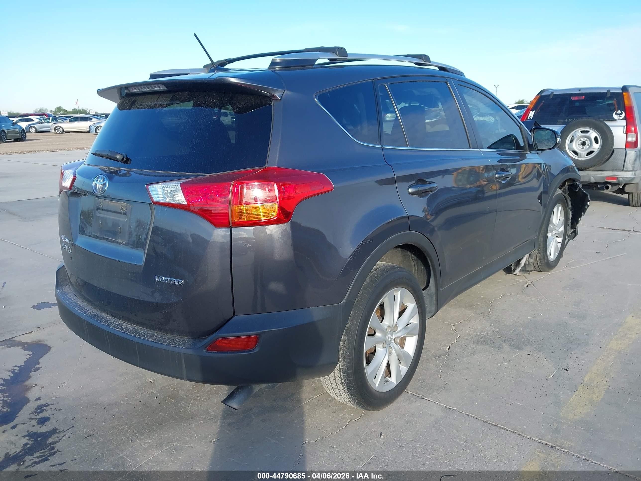 2015 Toyota Rav4 Limited Gray vin: 2T3YFREV6FW233752