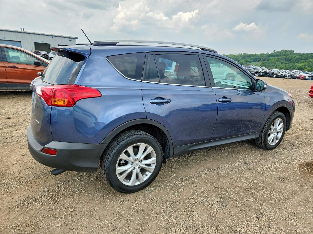 2013 Toyota Rav4 Limited Blue vin: 2T3YFREV7DW050163