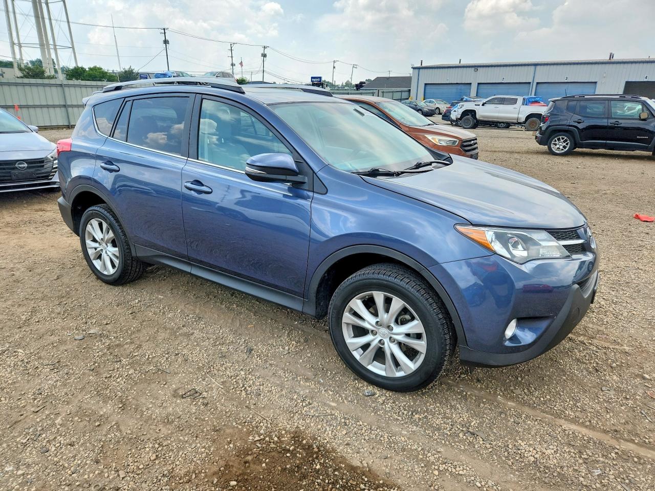 2013 Toyota Rav4 Limited Blue vin: 2T3YFREV7DW050163