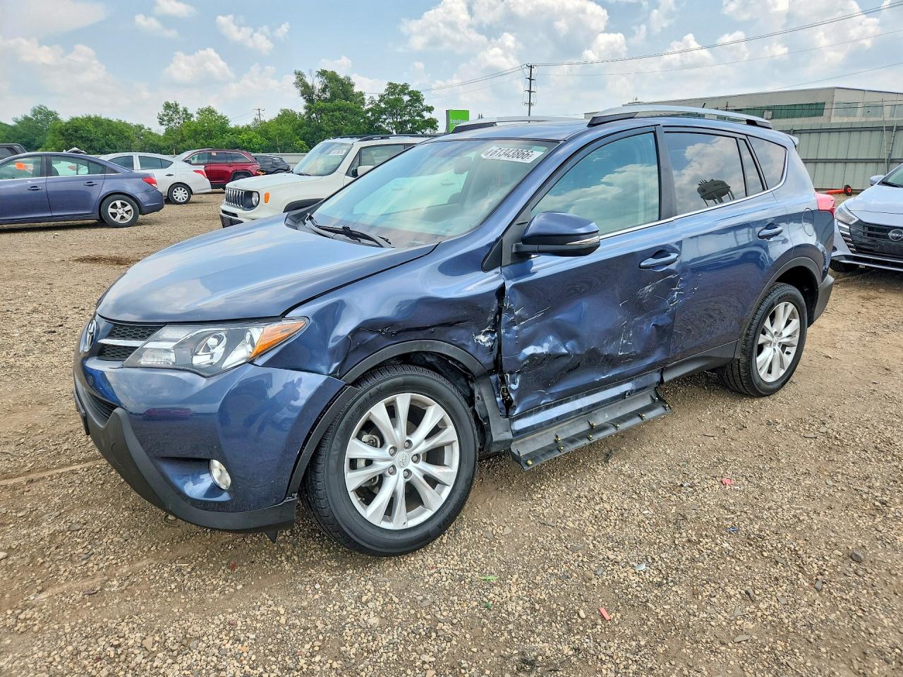 2013 Toyota Rav4 Limited Blue vin: 2T3YFREV7DW050163