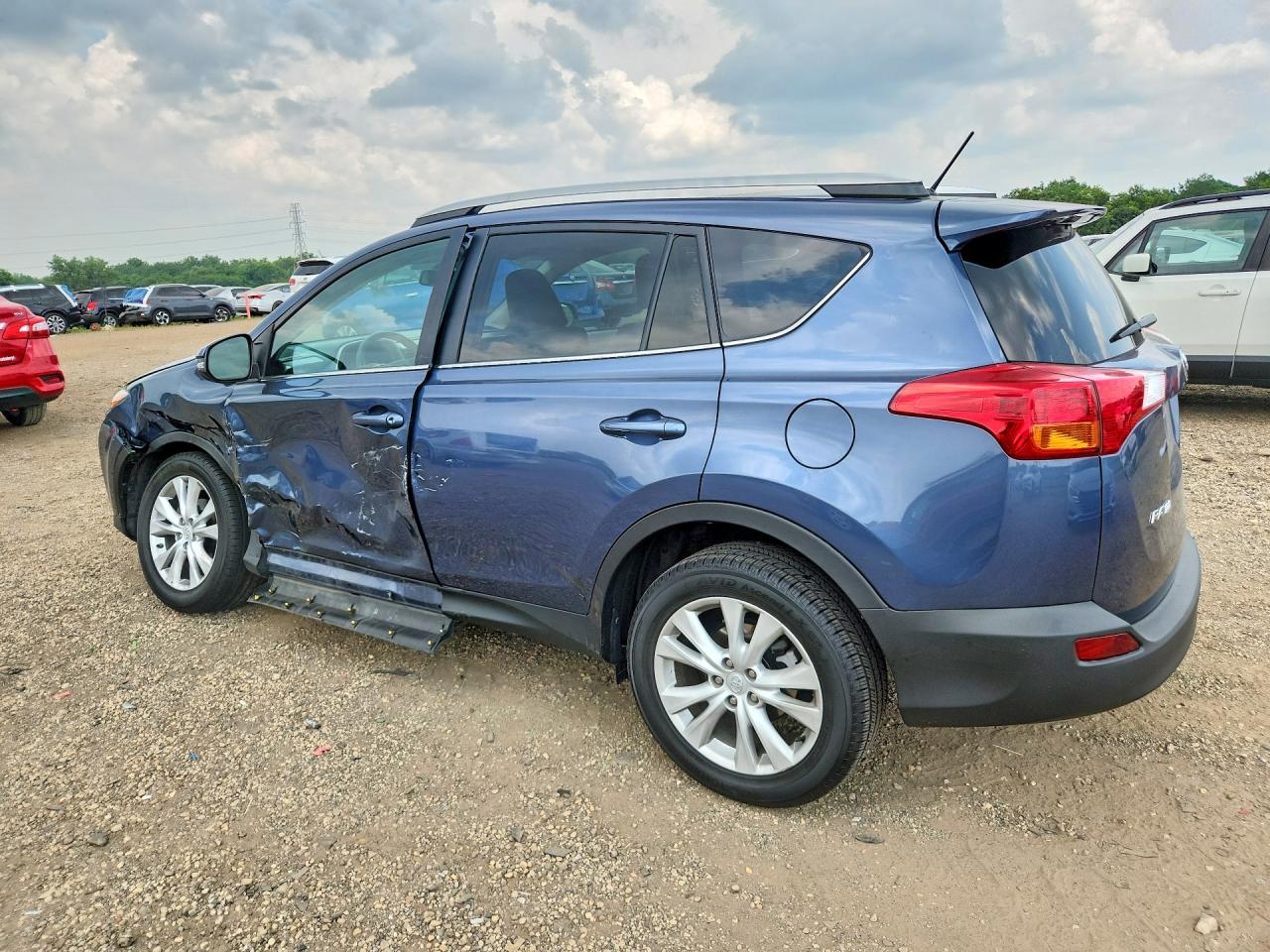 2013 Toyota Rav4 Limited Blue vin: 2T3YFREV7DW050163