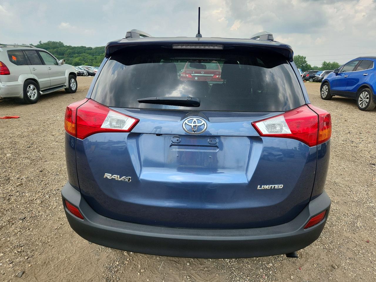 2013 Toyota Rav4 Limited Blue vin: 2T3YFREV7DW050163