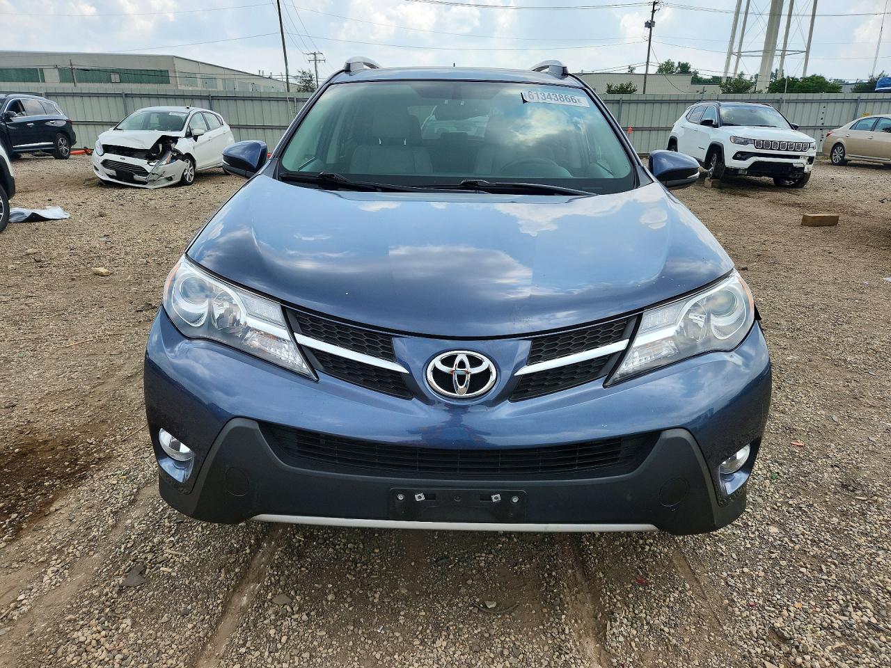 2013 Toyota Rav4 Limited Blue vin: 2T3YFREV7DW050163