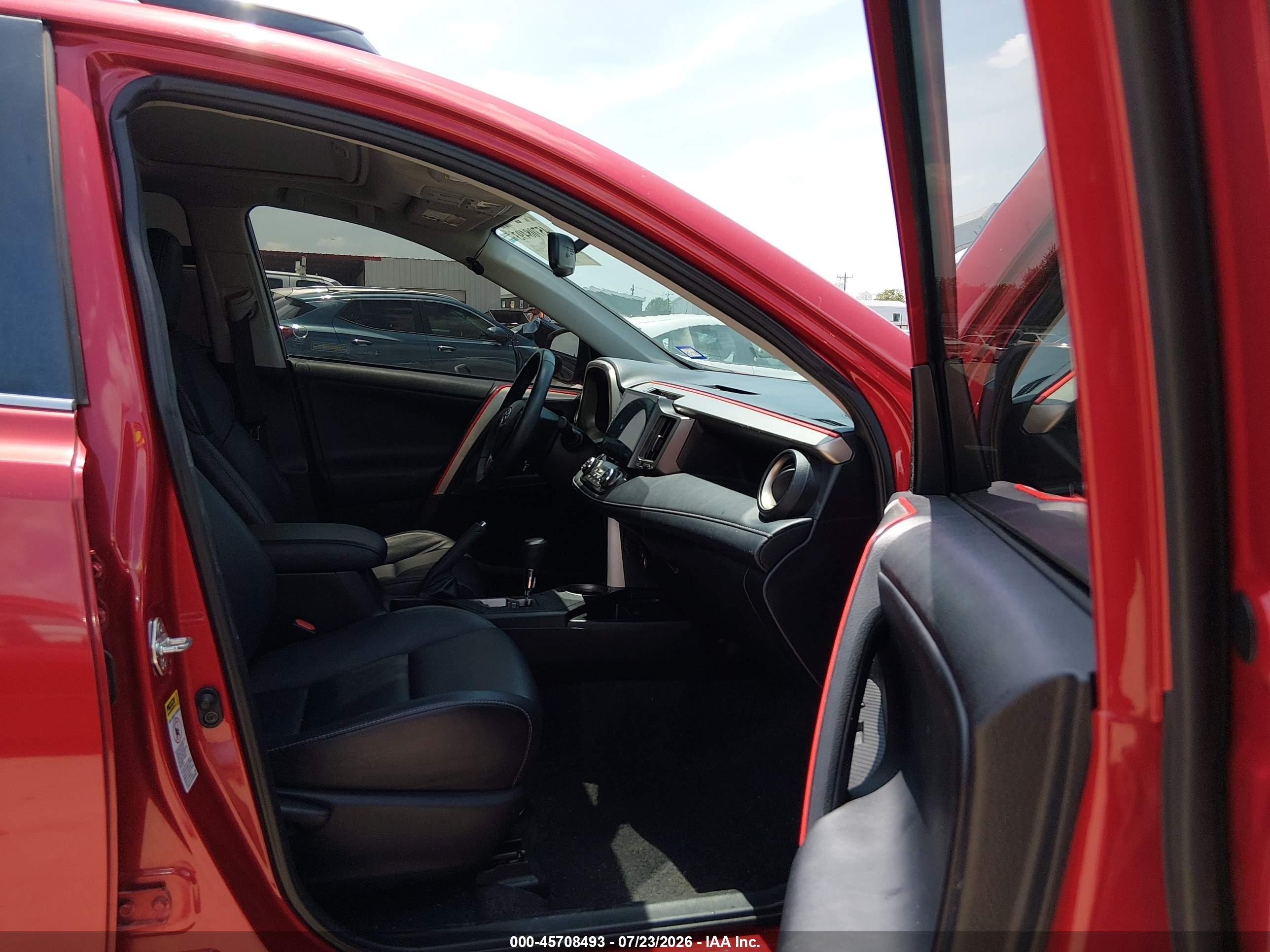 2013 Toyota Rav4 Limited Red vin: 2T3YFREV7DW062300