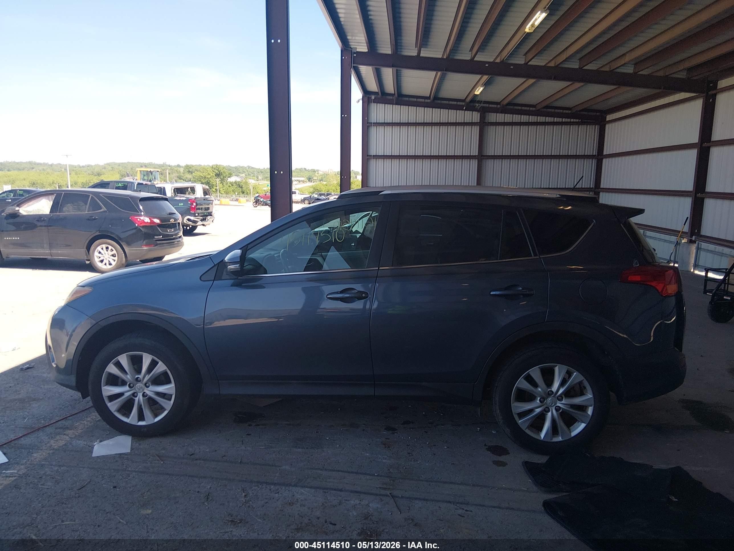 2013 Toyota Rav4 Limited Blue vin: 2T3YFREV7DW063463