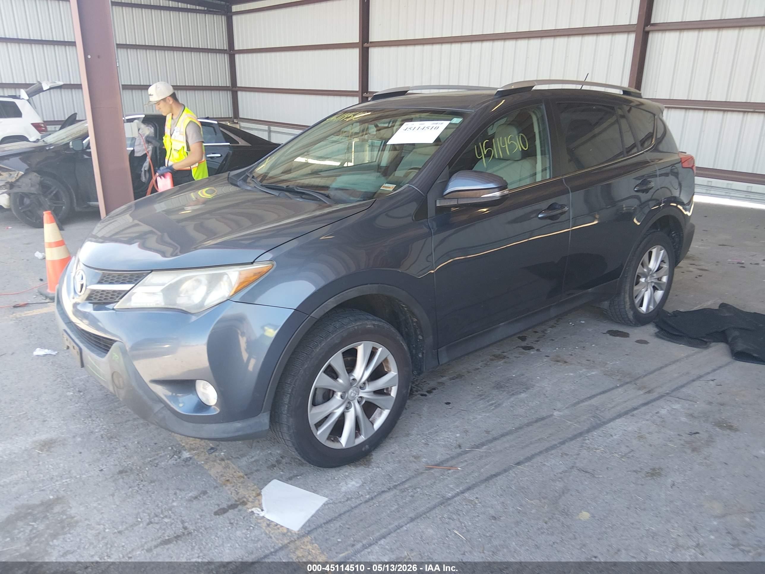 2013 Toyota Rav4 Limited Blue vin: 2T3YFREV7DW063463