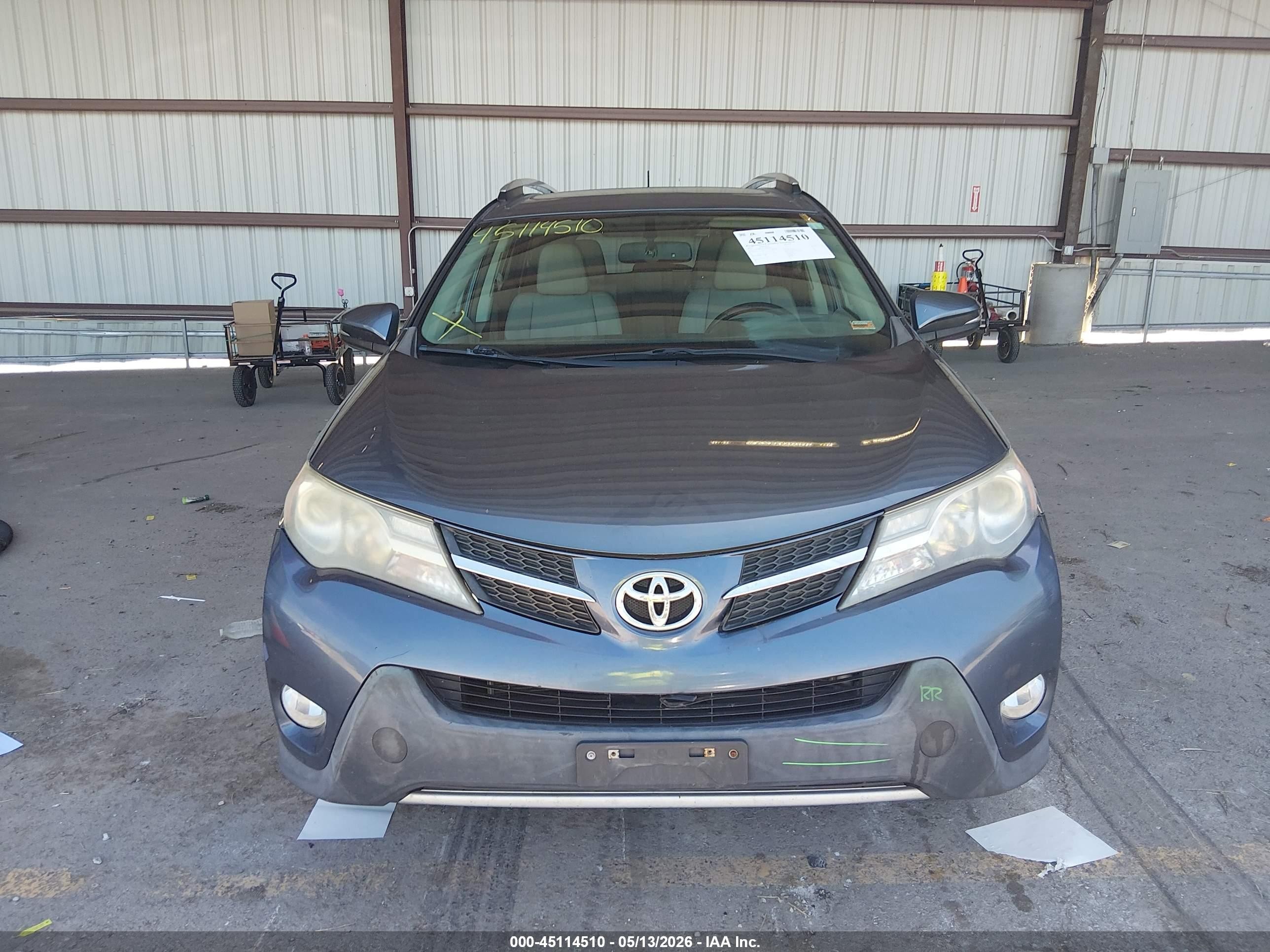 2013 Toyota Rav4 Limited Blue vin: 2T3YFREV7DW063463