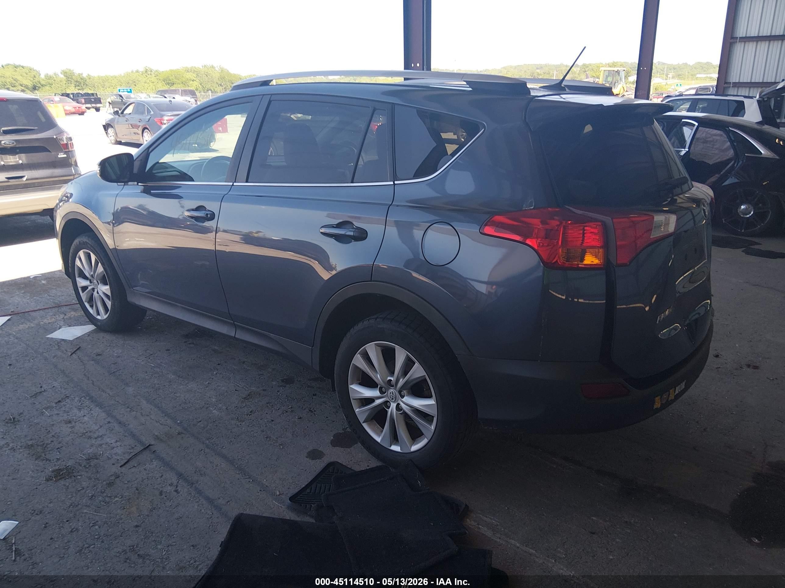 2013 Toyota Rav4 Limited Blue vin: 2T3YFREV7DW063463