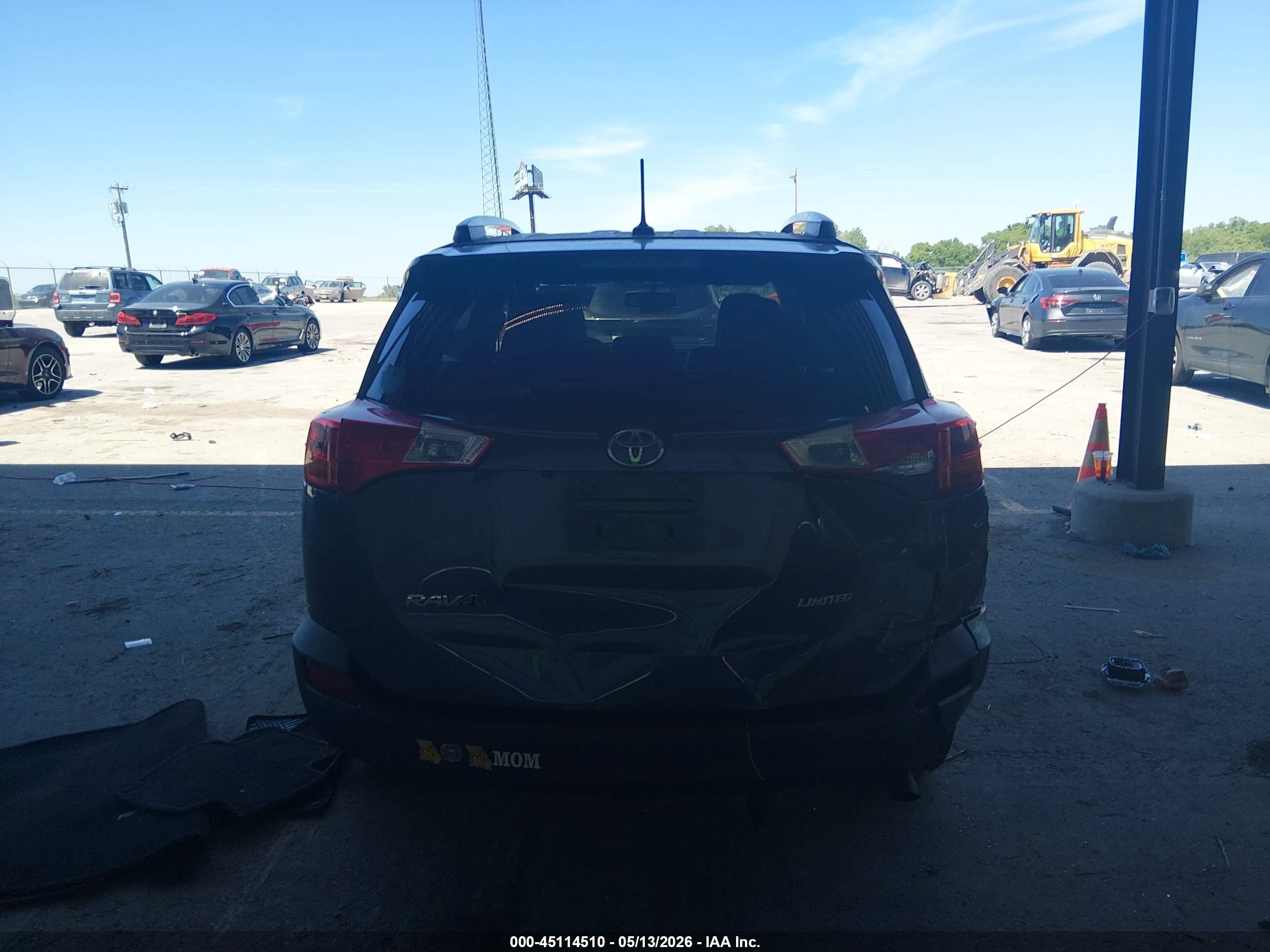 2013 Toyota Rav4 Limited Blue vin: 2T3YFREV7DW063463