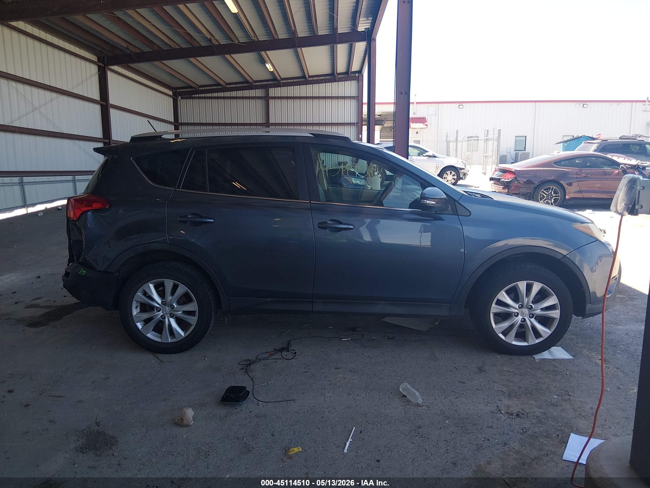 2013 Toyota Rav4 Limited Blue vin: 2T3YFREV7DW063463