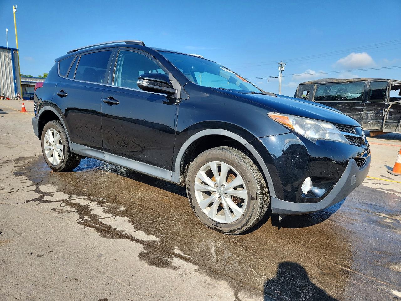 2014 Toyota Rav4 Limited Black vin: 2T3YFREV7EW076568