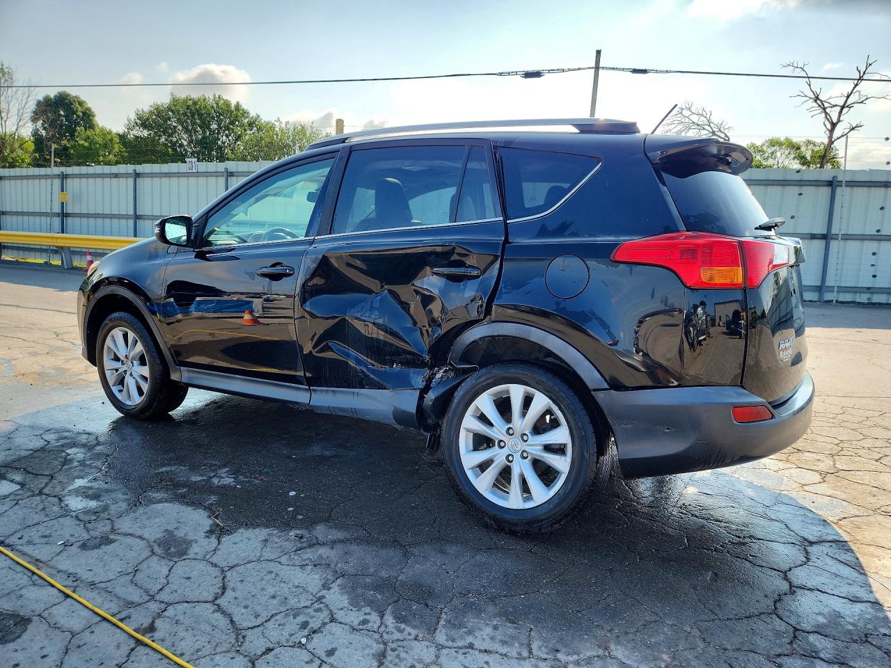 2014 Toyota Rav4 Limited Black vin: 2T3YFREV7EW076568