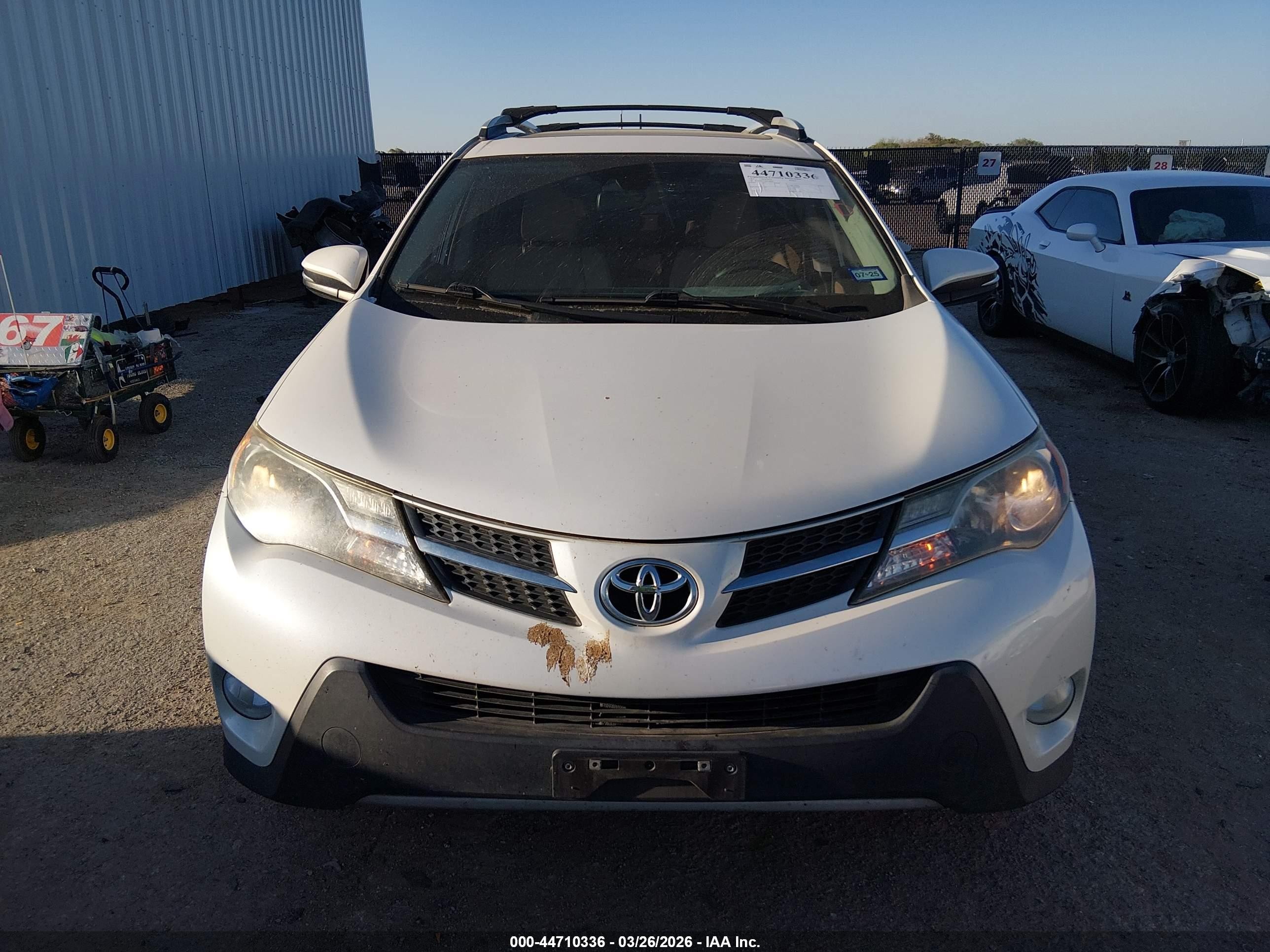 2014 Toyota Rav4 Limited White vin: 2T3YFREV7EW106717