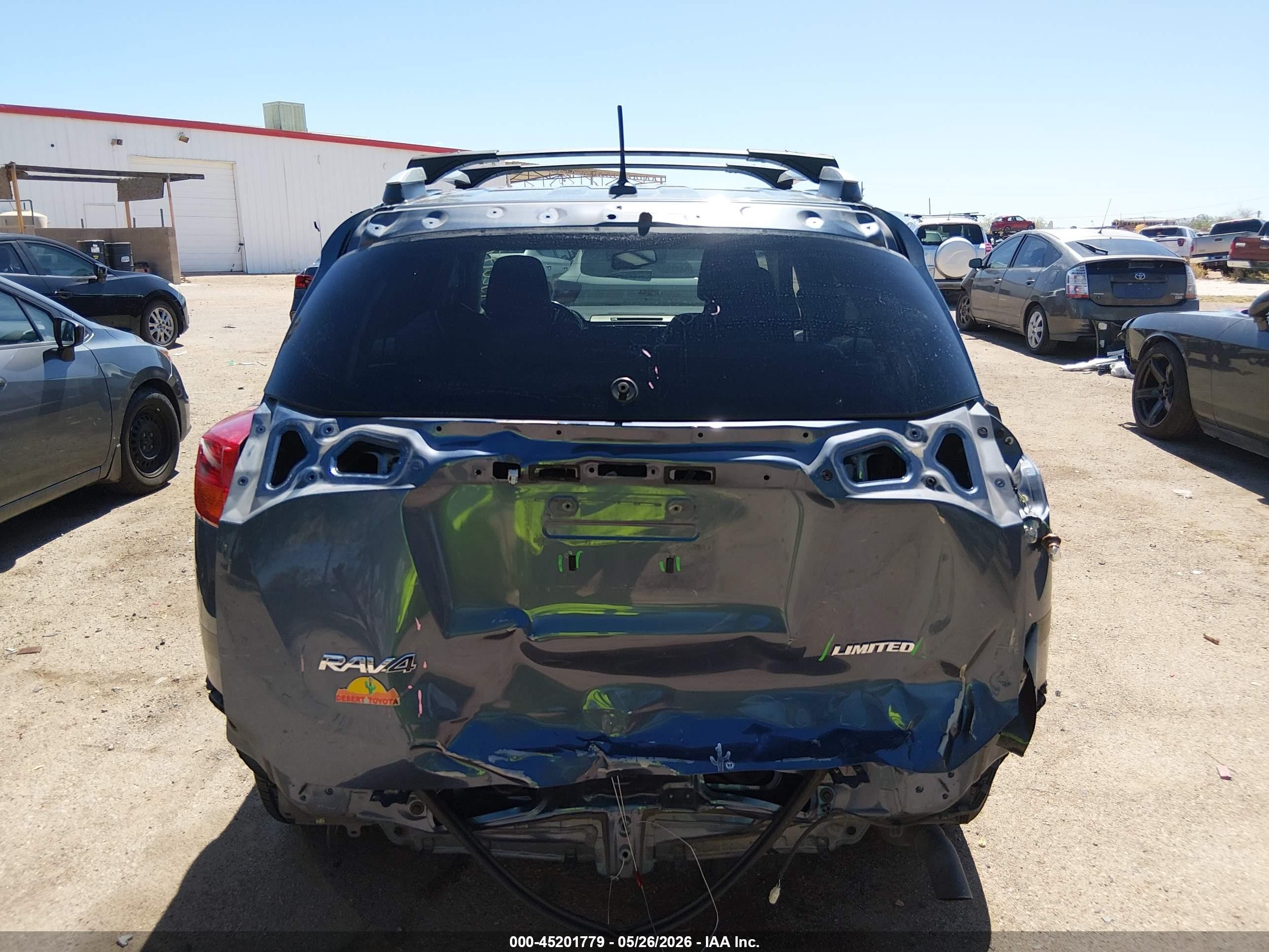 2014 Toyota Rav4 Limited Light Blue vin: 2T3YFREV7EW113571