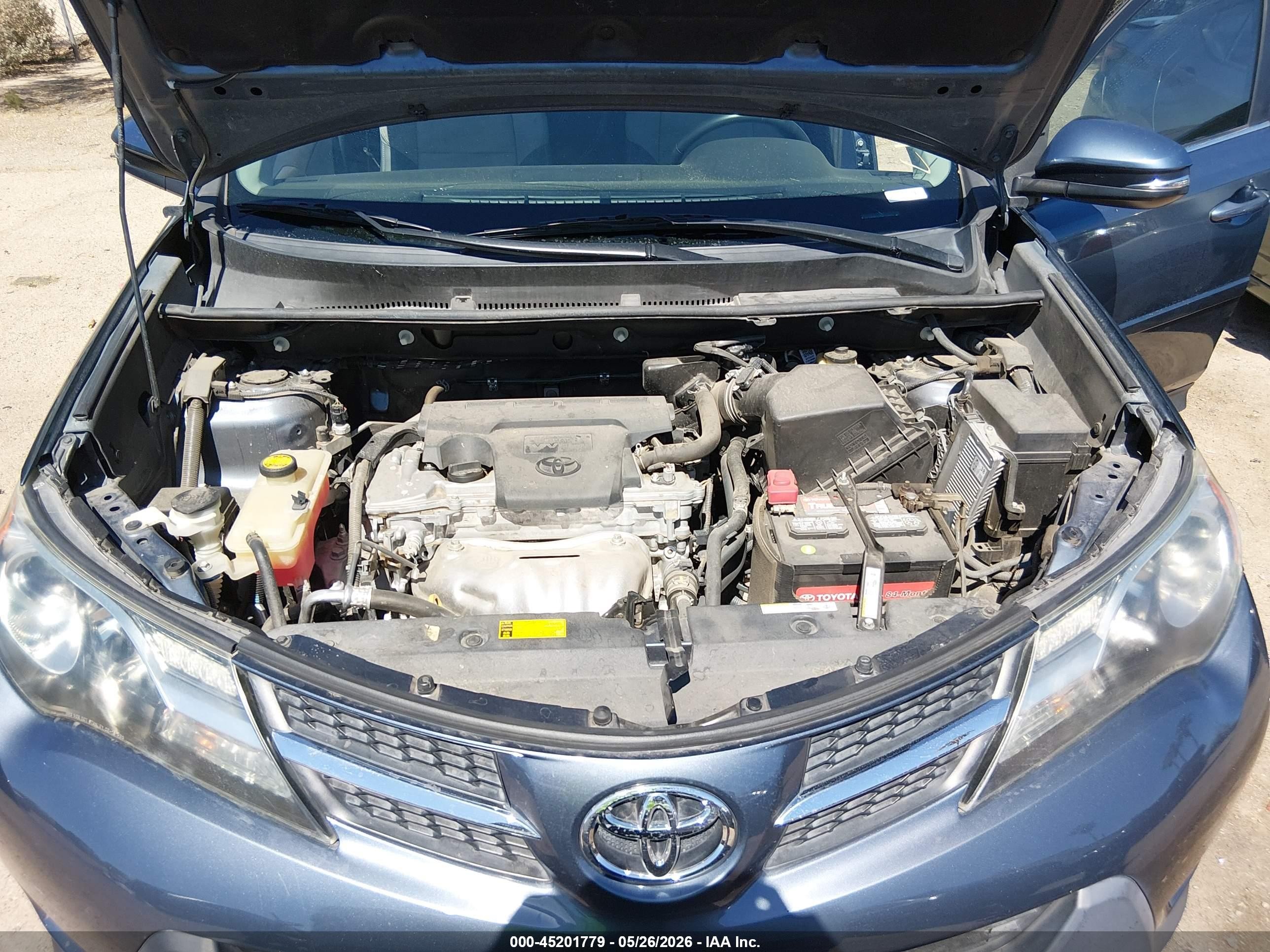 2014 Toyota Rav4 Limited Light Blue vin: 2T3YFREV7EW113571