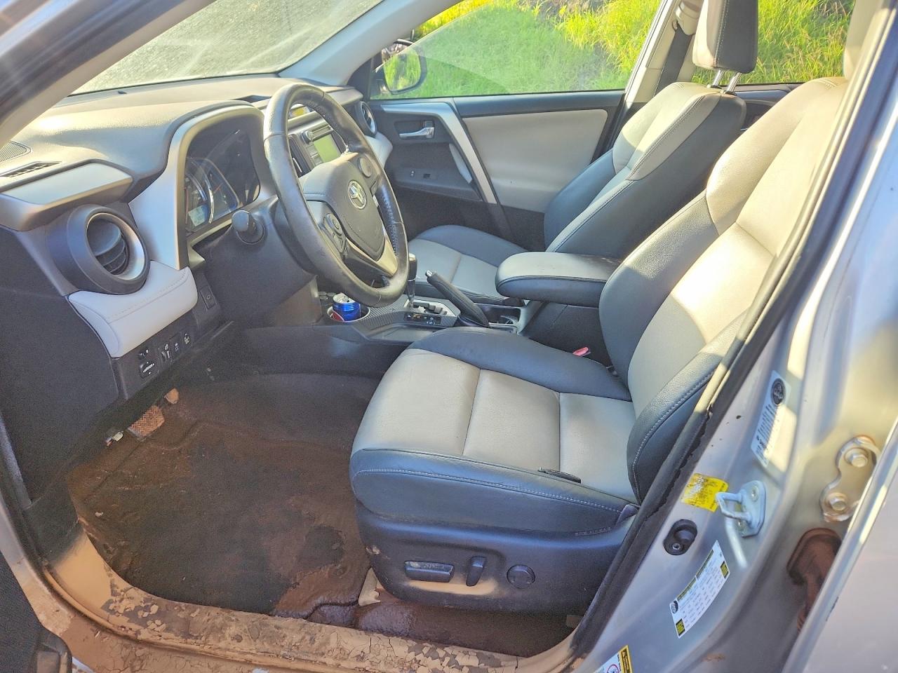 2014 Toyota Rav4 Limited Серебряный vin: 2T3YFREV7EW121752