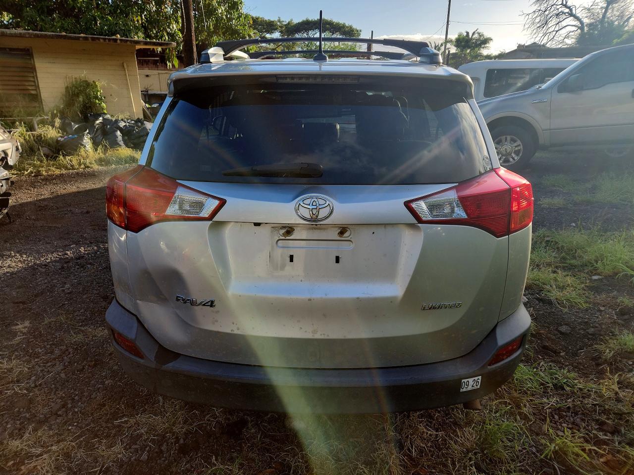 2014 Toyota Rav4 Limited Серебряный vin: 2T3YFREV7EW121752