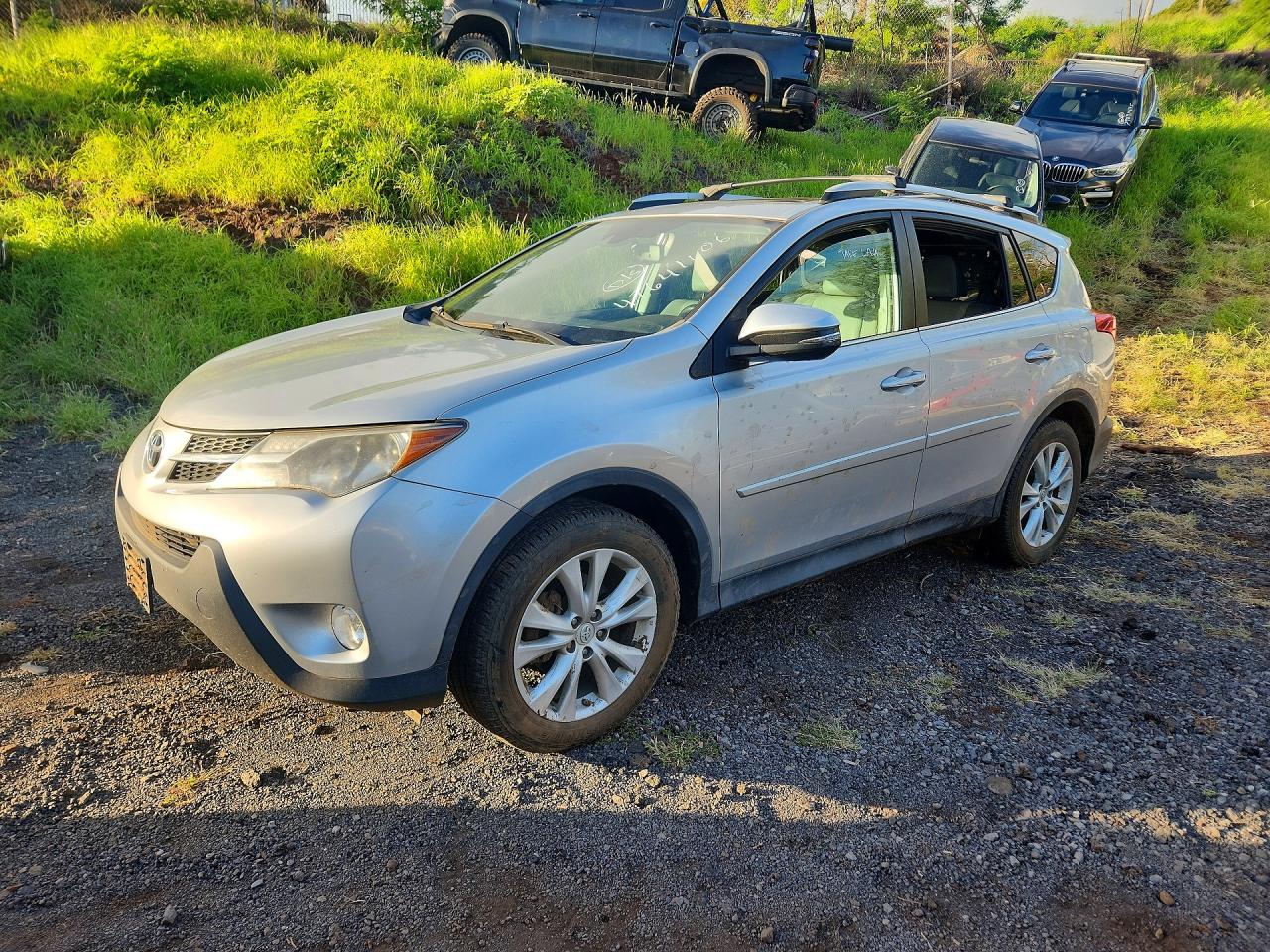 2014 Toyota Rav4 Limited Серебряный vin: 2T3YFREV7EW121752